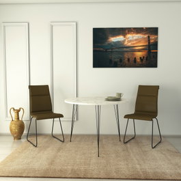 Hanah Home Sandalf - Marmo Blanco y Negro